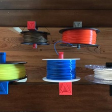 porta bobina strumento dagoma scrivania easy print filamento titolare di organizzatore vite 3d print model - Mito3D