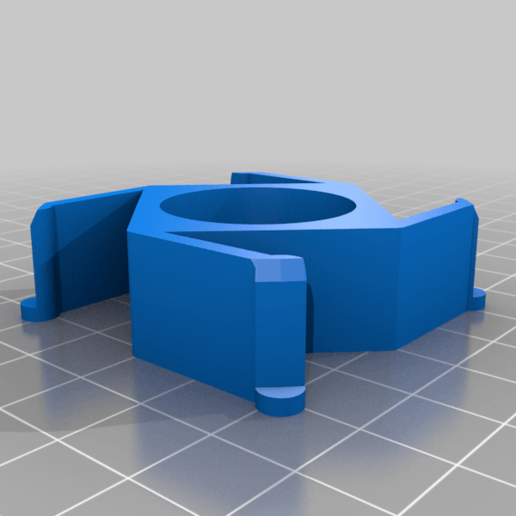 carretel cubo 58 esquerda personalizado 3d_printer_parts 3D print model - Mito3D