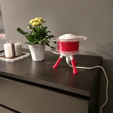 spool lampada casa arredamento 3d print model - Mito3D
