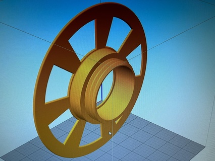carrete bobina 3d print model - Mito3D