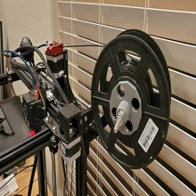 spool roller holder large hole sunlu spools filament 3d_printer_accessories 3d print model - Mito3D