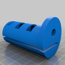 porte bobine adaptateur arbres bleu 3d_printer_accessories 3d print model - Mito3D
