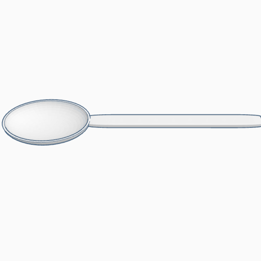 spoon gadget covered 3D print model - Mito3D