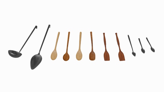 spoon 3d model collection spoon 3d printed spoon spoon collection spoon 3d model spoon stl 3d spoons cutlery 3d printing 3d printable 3d cad models 3d printing files 3d print models 3d printing models 3d printing stl files buy stl files houseware  3d print model - Mito3D