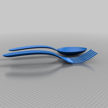 spoon fork home household 3d print model - Mito3D