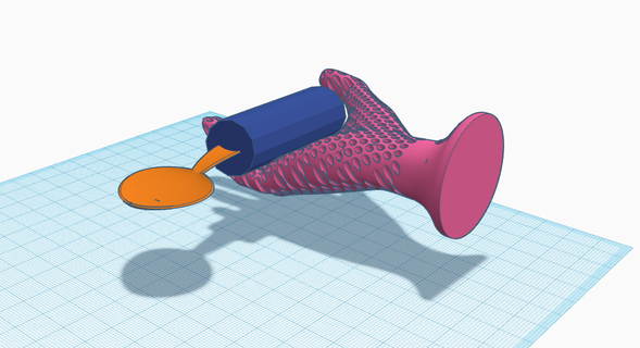 spoon grabber people disabilities 3d print model - Mito3D