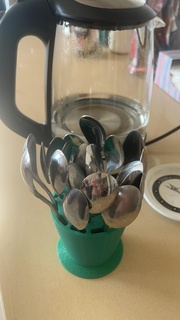 spoon holder teaspoon holder spoon cutlery spoon holder cutlery holder  3d print model - Mito3D