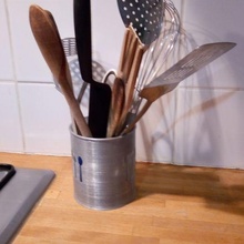 spoon pot kitchen spatula wood utensil 3d print model - Mito3D
