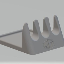 spoon rest - cuisine kitchen utensil ladle 3d print model - Mito3D