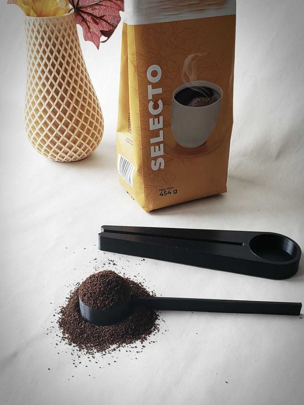 cucchiaio sigillante caffè 3D print model - Mito3D