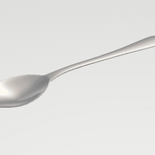 spoon kitchen 3d print model - Mito3D