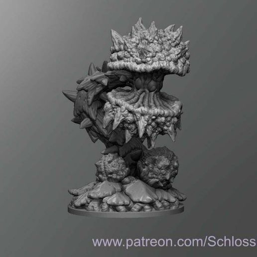 esporo desova dnd masmorras dragões tampo mesa brinquedo 3D print model - Mito3D