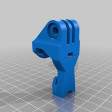 sport cam máscara de buceo montaje gadget gopro el braun aqualung 3d print model - Mito3D