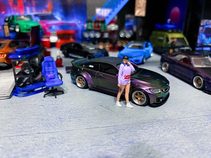 sport model girl supreme figure diorama female car lean woman gamer man male sportgirl 3d print model - Mito3D