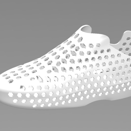 sport shoe holes fashion shoes 3D print model - Mito3D