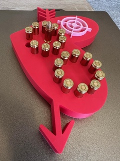esporte atiradores coração 3d print model - Mito3D
