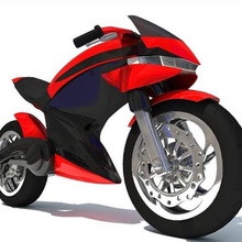 sports bike game toy vehicles racer racing rider 3d print model - Mito3D