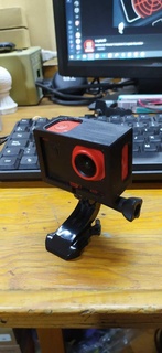sports camera bracket 3d print model - Mito3D