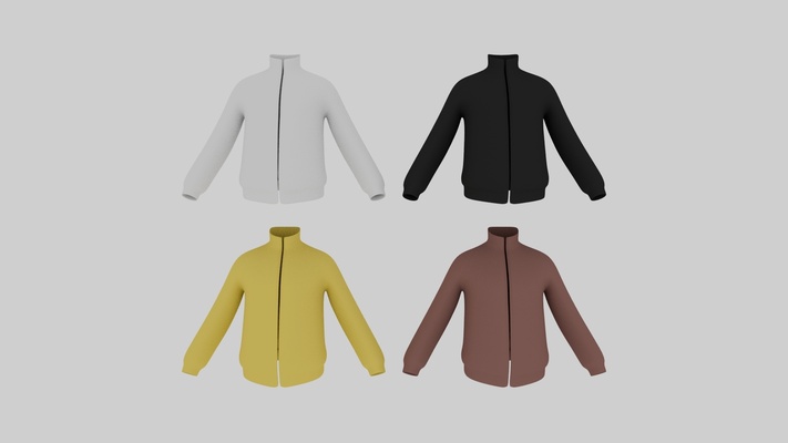 sports jacket 3d model 3dmodel 3dmodeling modeling autodesk maya object 3dobject design designer designing graphic graphics sport dress cloth clothing 3d print model - Mito3D