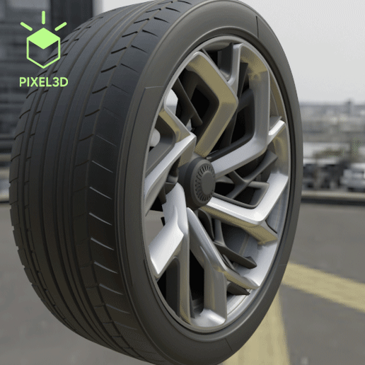 sports wheel -17jun-r2 bugatti style hot-wheels majorette tomica gaslands mad max cars display case modular die-cast 3D print model - Mito3D
