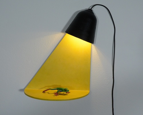 individuare luce parete lampada guidato 3d print model - Mito3D