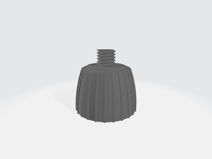 spout cap spanish wineskin peak lid boot wine 3d print model - Mito3D