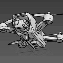 sprank drone race cam-gimbal Spiel r c Fahrzeuge spark gimbal Drohnen-racing die Drohnen Drohne dji Funke diydrones brushless-gimbal 3d print model - Mito3D