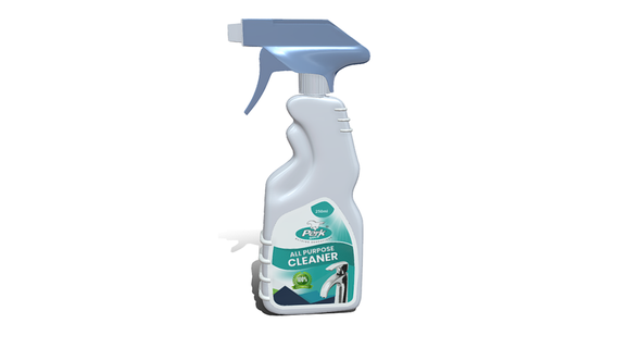spray garrafa casa limpar limpo adereços bottle label 3d print model - Mito3D