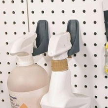 spray bottle holder pegboard 3d print model - Mito3D