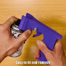 rociar pistola fácil impresión apoya herramienta pintar etiqueta rociador pintura rociadora cepillo mosquito arma artilugio 3d print model - Mito3D