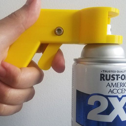 spray handle - short trigger tool tools 3D print model - Mito3D