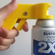 spray handle - short trigger tool tools 3d print model - Mito3D