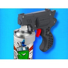 spray maniglia pistola gadget giocattolo agitarsi turbo divertente bavaglio scherzo buon mercato dipingere portachiavi mini 3d print model - Mito3D