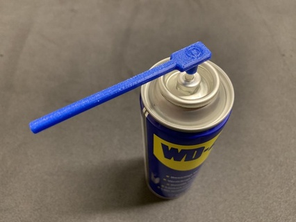 spray nozzle extension 75mm wd40 diy 3d print model - Mito3D