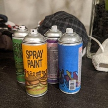 spray paint 1 3 bjd doll spraycan can props 3d print model - Mito3D