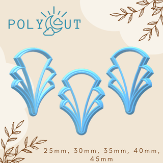 spread floral polymer clay cutter polymerclay tools 3d print model - Mito3D