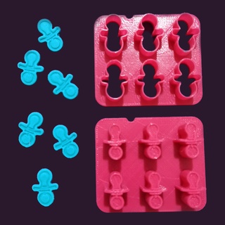 sprikles - baby miniature cutter pacifiers decorations sprinkles cutters stamps stamp shower bib bottle clothing stroller pacifier little feet cookie 3d print model - Mito3D