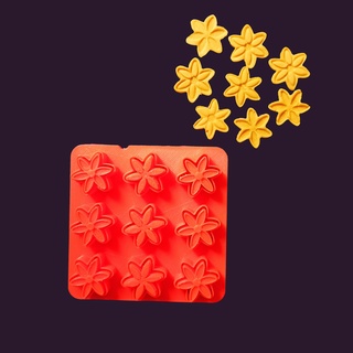 borrifa corte miniatura margarida flores decorações granulados cortadores selos carimbo flor cereja biscoito cortador 3d print model - Mito3D
