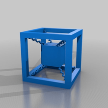 spring cube home decor 3d print model - Mito3D