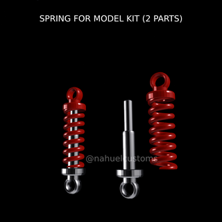 Primavera modelo kit 2 partes suspensão rc arrastar corrida diecast personalizadas 3d print model - Mito3D