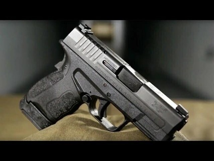 Springfield arsenal xds pistola molde real Talla escanear funda Kydex armas fuego soporte 3d 3d print model - Mito3D