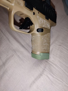springfield hellcat grip bumper 9mm firearms pistol pistols 3d print model - Mito3D