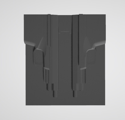 springfield xdm elite kydex mold holster holsters g19 g17 g22 g43x 3d print model - Mito3D