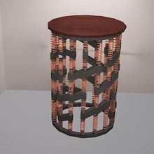 springo stool home low poly diy 3d print model - Mito3D