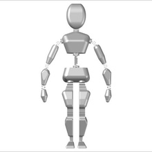 federnd Freund verschiedene action-Figur bendy doll flexibel Marionette - Replikator 3d print model - Mito3D