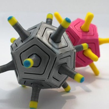 springy shape game 3d print model - Mito3D