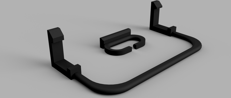 duende extrusora cable apoyo espíritu plano 3d print model - Mito3D