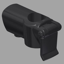 spro taifoon tripod rod pod - reinforced adjustable clip fishing equipment carp 3d print model - Mito3D