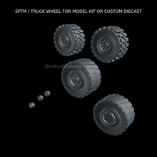 sptm caminhão roda modelo kit personalizadas diecast 3d print model - Mito3D
