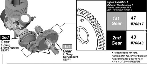 spur gear 43 tooth hpi 76843 Game 43t 3D print model - Mito3D